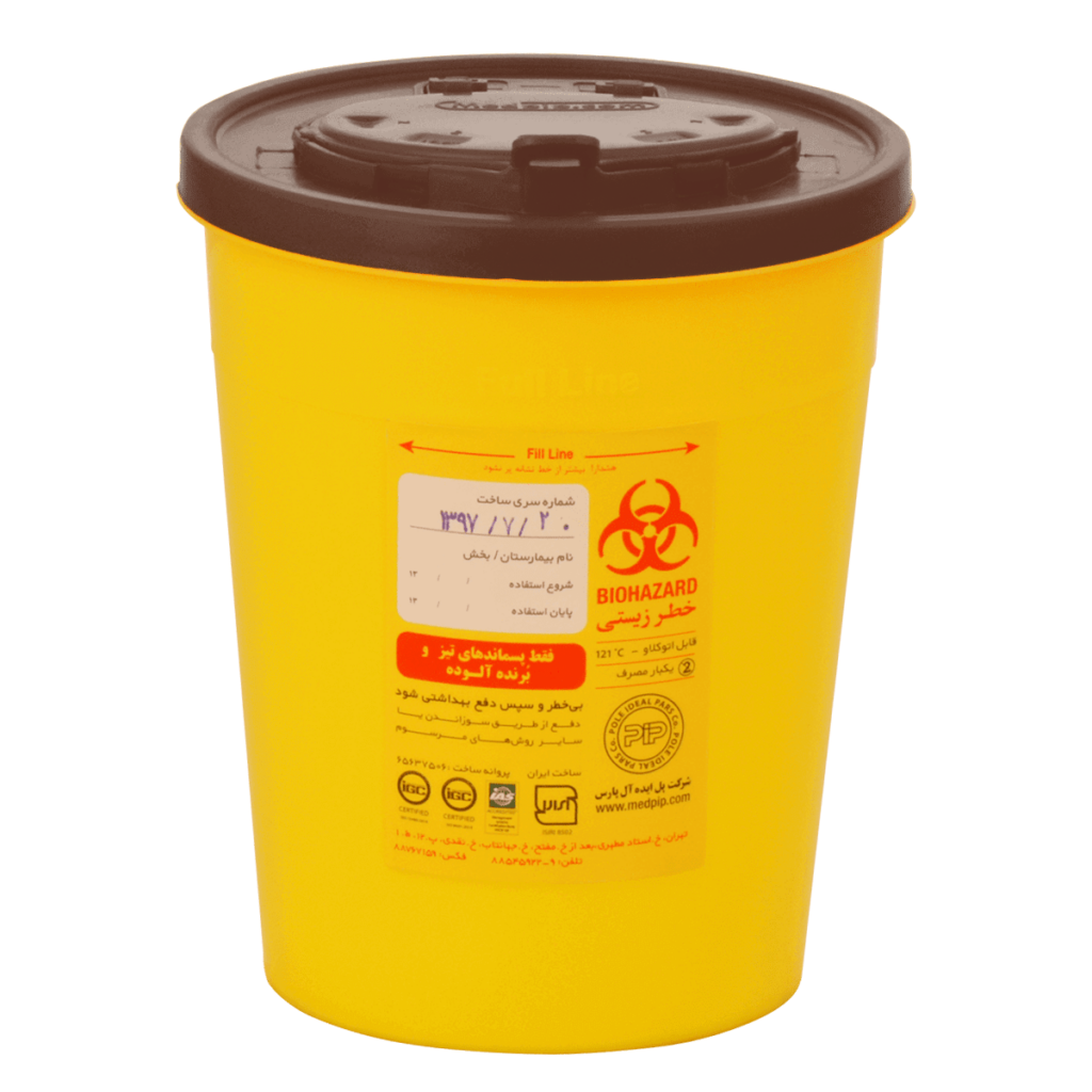 Sharps container C plus 1.5L Medpip