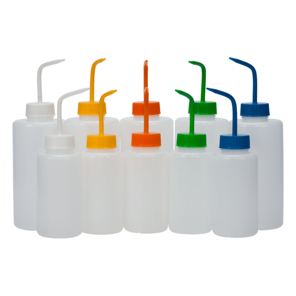 Wash Bottle with Integral Cap PIP