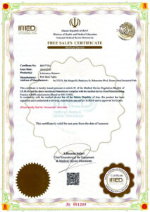 Shaker Rotator Export certificate