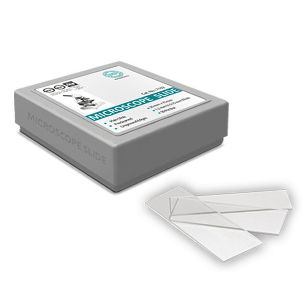 Microscope slide plastic pack